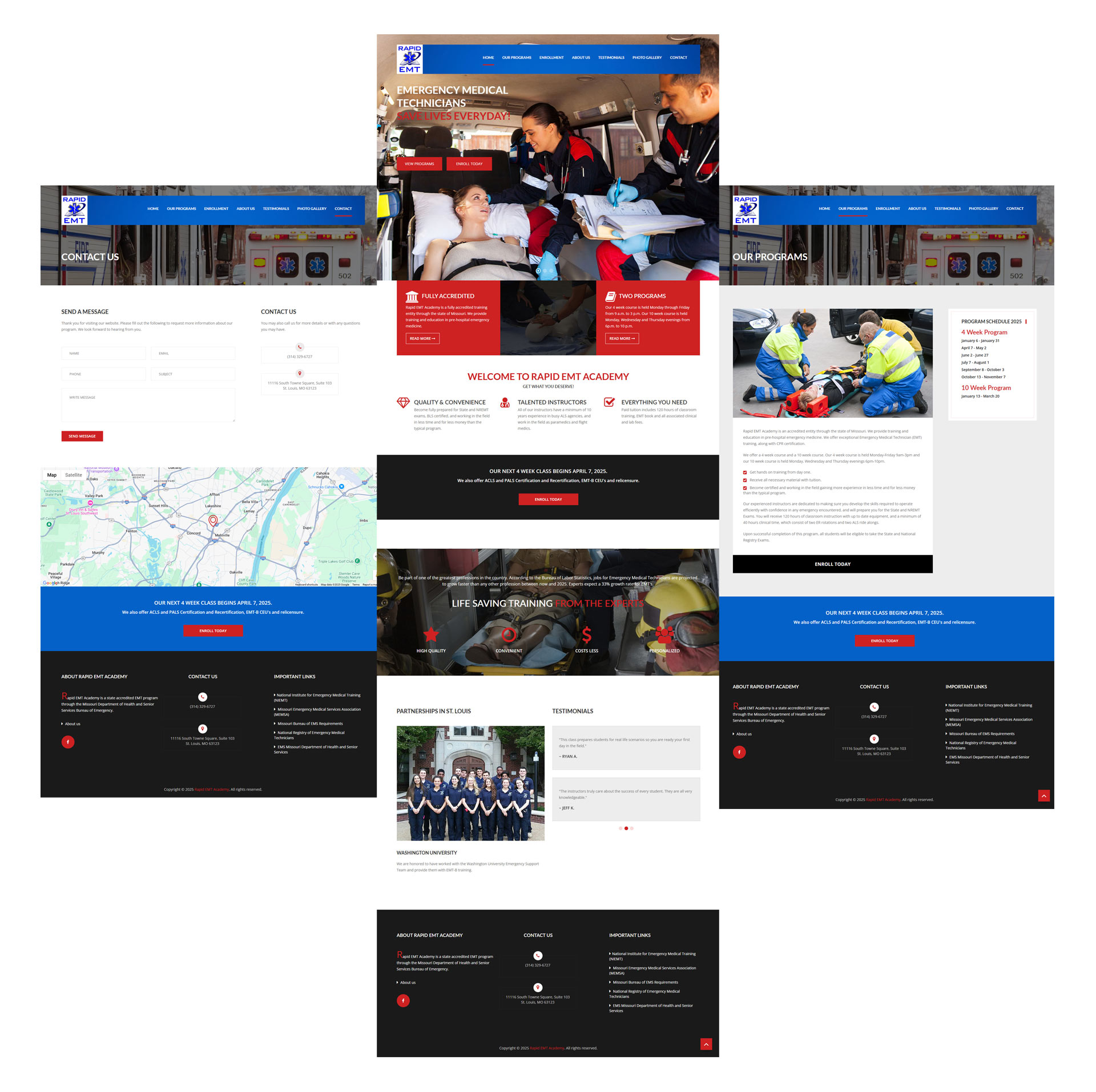 Website presence of rapidemt.com