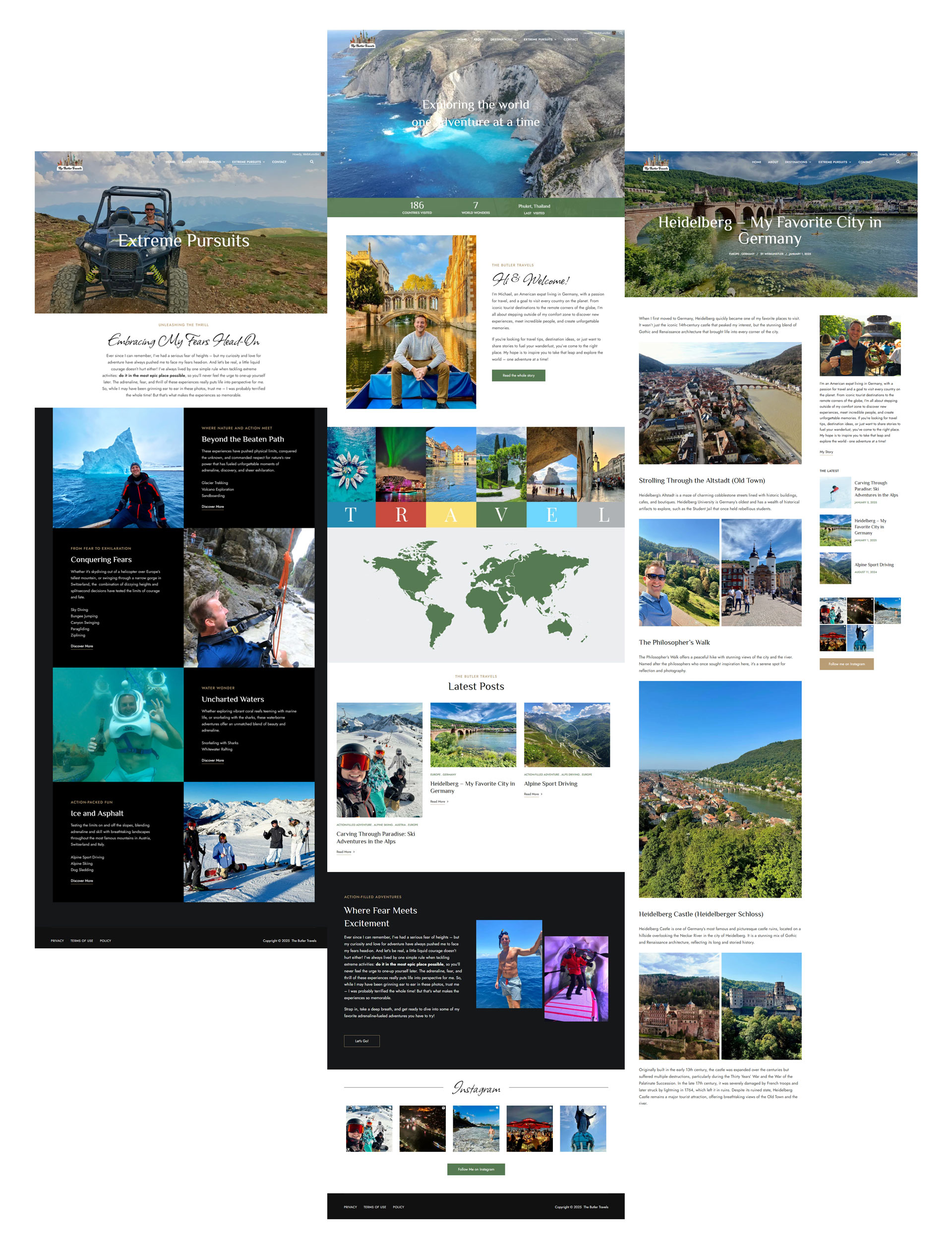 Website presence of thebutlertravels.com