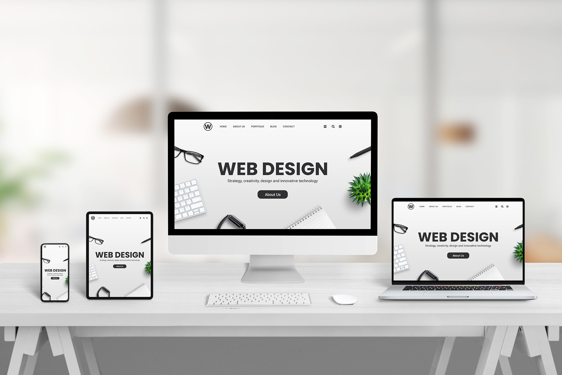 Web Design on multi-device